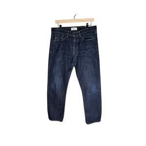 Mr. P By Mr.Porter Japanese Selvedge Slim Straight Organic Denim Jeans 32x32 EUC